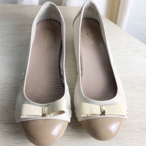 Nike Air Cap Toe Light Nude Flats 